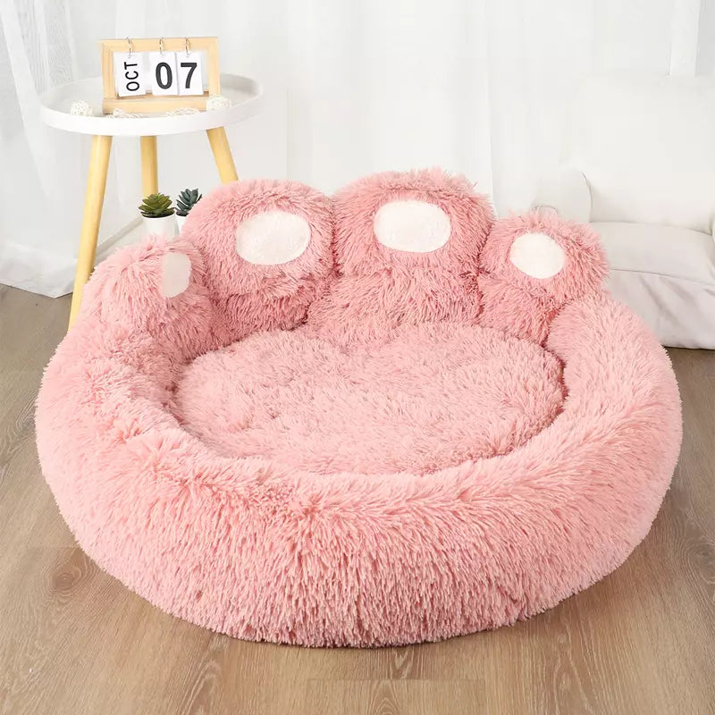 Giant Paw Snuggle Pet Bed Pet Blankets and Beds Lines Nines